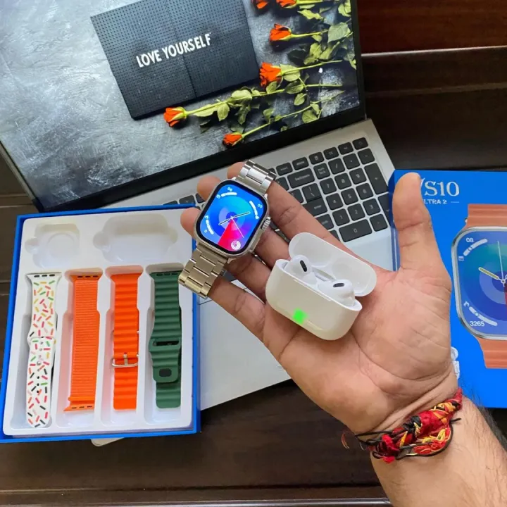 WS10%20Ultra%202%20Smartwatch%2010%20in%201%20Set%20with%20TWS%20Earphones,%207%20Straps,%20Watch%20Case,%20and%20Screen%20Protector%20-%20Image%208