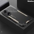 Phone case For OPPO A78 Back cover Heat Dissipation and Anti Drop Aluminum Alloy Back Panel Decorative Strip For OPPO A78 4G Cover cases. 