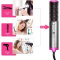 Chimpuk 2022 Hair Straightener Brush, PTC Heating Button Fast Hair Straightener, and Hair Dryer 2 in 1, One-Step Blow dryer brush, Negative Ions Anti-Frizz, Anti-Scald for All Types Hair. 