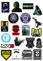 Call Of Duty Stickers For Gaming Lovers Best Aesthetic and Cool Vibes Stickers For Mobile Laptops and Decoration. 