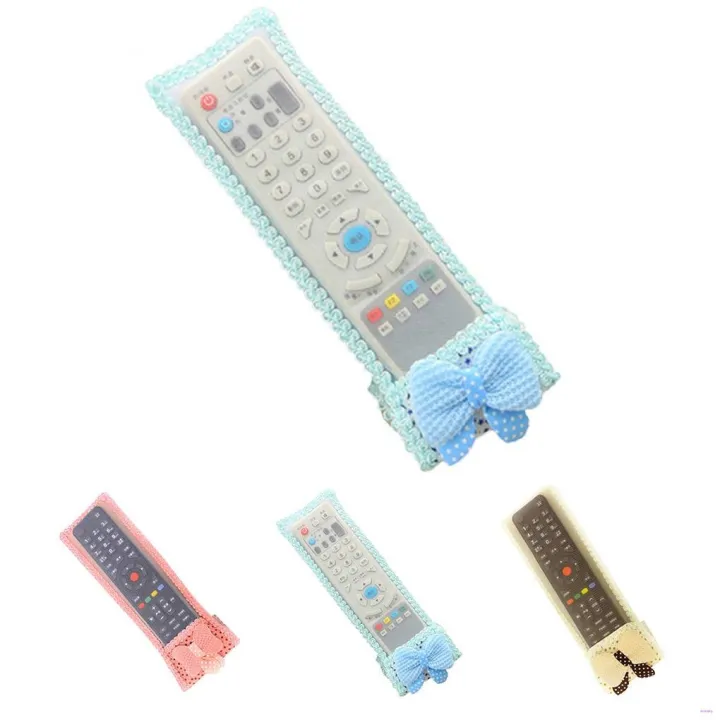 Bowknot%20Decor%20Dust-proof%20TV%20Air%20Conditioner%20Remote%20Controller%20Protector%20Lace%20Fabric%20Case%20Cover%20-%20Image%207
