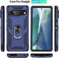 Google Pixel 7 Pro Luxury Shock-Proof Armor Case With Car Ring Stand Cover Pixel 7 Pro. 