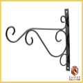 Iron Garden Wall  Hanging Stand - Flower Plant Pot Bracket Hook Shelf Stand Holder - hanging light stand. 