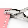 3mm Pore Hole Puncher Manual Handheld 1-8 Pages Capability Paper Punch Metal 6mm Pore Single Hole Punch for Paper Crafting Office Supplies DIY Projects Scrapbooking Stationery Enthusiasts. 