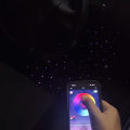 Starlight Car Mats Floor Full Set Universal Car Mats Galaxy Foot Light Atmosphere Car Interior Starry Sky Car Star Lights 12V. 