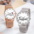 Customized Wrist Watch With your name and picture Best Quality Watch for Unisex (single piece). 