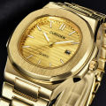 Curdden Business Men Calendar Analog Stainless Steel Band Quartz Wrist Watch. 