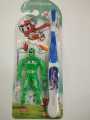 1 Pc Tooth Brush for kids with Power ranger Toy,Ranger Clean Force, Mighty Morphin' Brush ,Power Brushers Ranger Smile Saver. 