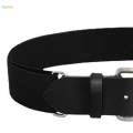 Baseball Belt Softball Belt Adjustable Unisex Waist Band Fine Workmanship Black. 
