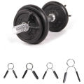 Barbell Clamp Spring Collar Clips Gym Weight Dumbbell Lock Kit Barbell Lock. 