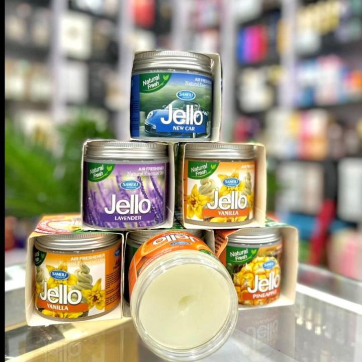 JELLO CAR AIR FRESHNER | MULTIPLE SCENTS |220 g| LONG LASTING |HIGH QUALITY.
