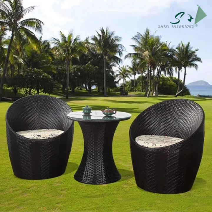 Shizi%20Balcony%20Chairs%20&%20Table%20Outdoor%20Rattan%20Coffee%20table/Cane/Wicker%20waterproof%20furniture%20-%20Restaurant/Garden%20patio%20Dinning%20all%20weather%20chair/sofa%20dinning%20set-%20Restaurant%20furniture%20-%20Image%202