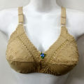 Adjustable Flourish Classic Cotton Bras for Women Non Padded Bra for Girls With Chikan Embroidery for B and C Cups and Back Closure. 