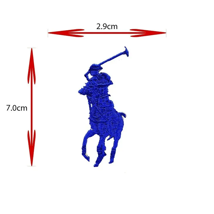 EMBROIDERY%20%20BLUE%20%20polo%20HORSE%20LOGO%20IRON%20ON%20SEW%20ON%20PATCH%20sports%20%20kids%20clothing%20jeans%20repair%20bag%20cap%20shirt%20jacket%20shoes%20sports%20craft%20badge%20-%20Image%202