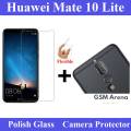 Huawei Mate 10 Lite Tempered Glass Screen Protector Polish Glass + Back Camera 9H Gorilla Flexible Protector For Huawei Mate 10 Lite. 