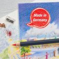 Faber-Castell Creative Studio Goldfaber Wood Cased Color Pencils - Tin of 12 Colors. 