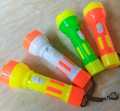 MINI FLASHLIGHT KIDS TOYS LED YELLOW WHITE GREEN ORANGE LIGHT. 