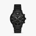Emporio Armani Wrist Watch For Men Quartz Stainless Steel Black Dial 43mm Watch AR11349. 