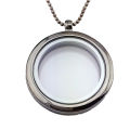 New Floating Charm Living Memory Glass Round Locket Charms Pendant. 