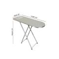 Folding Iron Stand Iron Table Foldable Adjustable Iron Stand Wood Top Multicolor. 
