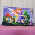 Vivid Disney Sofia Princess Pillow sham for Kids Bedroom Decor Girls Bedding Pillow Covers 1 piece cases Children's 3D pattern. 