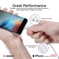Sigma Card Cable Lightning (Iphone) 3A Charge + Sync 2in1 Fast Charging + Data Cable For Lightning supported all Devices. 