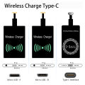 For Mobile Phone new Wireless Charge Receiver Universal Type-C Android Micro USB Qi Wireless Charger Charging Pad Module. 