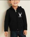 Bindas Collection Clearance Sale Markhoor Printed Zipper For Winter Fleece Hoodie For Kids Boys & Girls. 