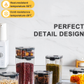Airtight Food Storage Container Transparent Kitchen Plastic Food Storage Box Food Pantry Organization. 