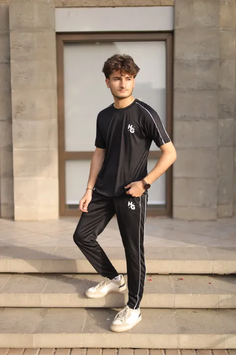 Men%E2%80%99s%20Black%20Tracksuit%20by%20HG%20%7C%20Soft%20Dri-Fit%20Interlock%20Fabric%20%7C%20Gym%20and%20Workout%20Set%20%7C%20Logo%20Printed%20Two-Piece%20Outfit%20-%20Image%202