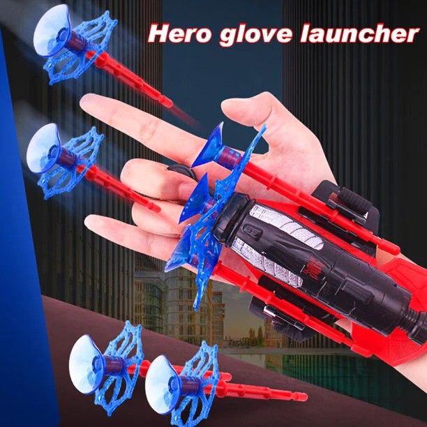 SPIDERMAN FIGURE GLOVE ARROW LAUNCH