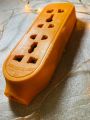 4 Sockets Multi Plug Extension Board Only Box Without Wire. 