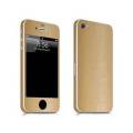 Iphone 4S Gold Brushed Metal Texture Skin. 