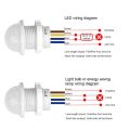 Mini Closet PIR Sensor Detector Smart Switch 110V 220V LED PIR Infrared Motion Sensor Detection Automatic Sensor Light Switch. 