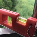 Magnetic Pocket Level, Magnet Spirit Bubble Leveler for Determining Horizontal and Vertical Plane, 1 Pieces. 