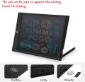 8" to 16" Multicolor Display LCD Drawing Writing Tablet for Kids & Adults with Pen | Eraseable Colorful E-writer Digital Memo Pad. 