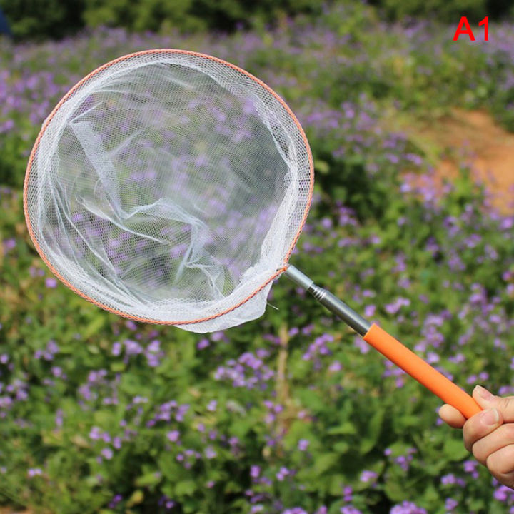 Extendable Kids Telescopic Butterfly Net Toy Catching Bugs Insect Fish Gift
