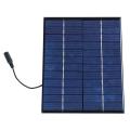 12V 5.2W Mini Solar Panel Polycrystalline Solar Cells Silicon Epoxy Solar DIY Module System Charger + DC output. 