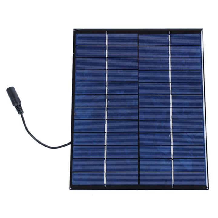 12V 5.2W Mini Solar Panel Polycrystalline Solar Cells Silicon Epoxy Solar DIY Module System Charger + DC output