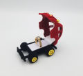 CARS THEME RING HOLDER IN VELVET RED COLOR. 
