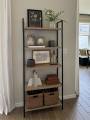 5 Tiers Bookshelf, Classically Modern White Bookshelf, Book Rack, Storage Rack Shelves in Living Room/Home/Office, Books Holder Organizer for Books/Movies, White. 