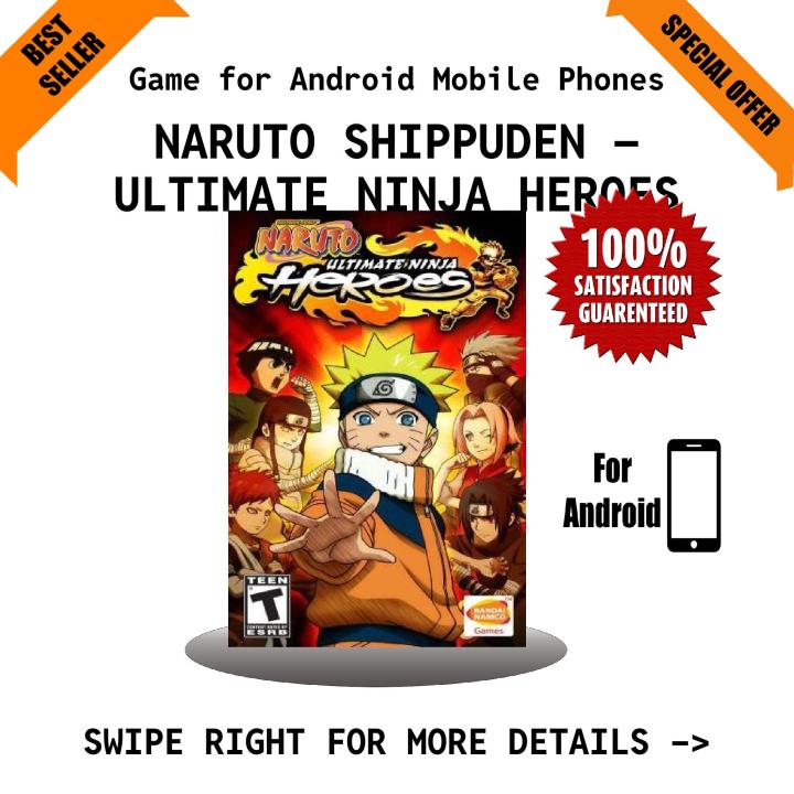 NARUTO SHIPPUDEN –  ULTIMATE NINJA HEROES - GAME FOR ANDROID/MOBILE (GOOGLE DRIVE/ MEDIAFIRE) - QR CODE + FREE GIFT