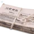 Miniature Newspaper Ornaments Scene Photo Prop 1/12 Dollhouse Newspaper for Household Bedroom. 