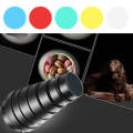 【AiBaby Store】（NEW）Conical Snoot Flashlight Lamplet Kit With Cellular Net 5 Pcs Color Filters For Photography Lights Below 250W. 