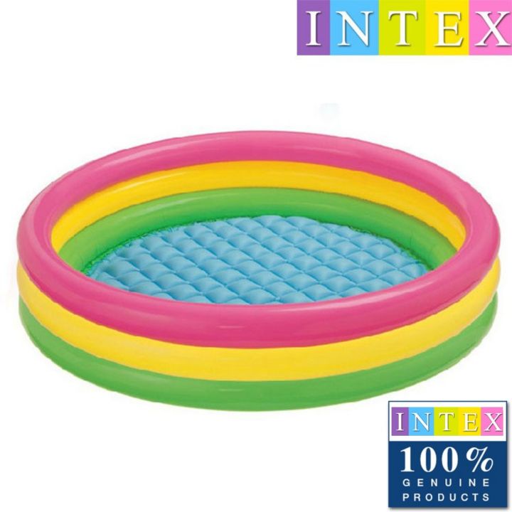INTEX Kids Swimming Pool - 3 foot - 58924NP - Wet Set inflatable Baby Bath Tub Water tube big size