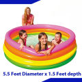 INTEX - Sunset Glow Baby Pool For Kids Inflatable Kids Bath Tub For Children - 2FT / 3FT / 4FT / 5FT / 6FT. 