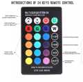 Remote Control Parking Bulb Super Bright 2x T10 5050 LED RGB. 