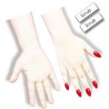 High Quality Reusable Mehndi Practice Hands For Henna Practice - 2 Short Hands  With Free Scrubs (  right Hand left and back back Side ). 