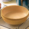 AIR FRYER LINERS 50 pcs | Disposable Paper Liner Non-Stick Mat Steamer Round Paper Baking Mats | Water-Proof Parchment Paper for Air Fryer | BuyVogue. 