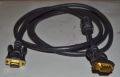 High Quality (6 Feet) Belkin VGA Cable extension screwable, gold plated connectors Black [1x VGA plug - 1x VGA socket]. 